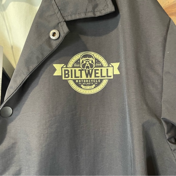 Biltwell unisex Bulldog Windbreaker Jacket - Picture 6 of 15